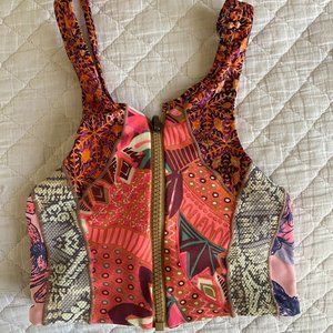 Reversible Maaji Zipper Swim Top